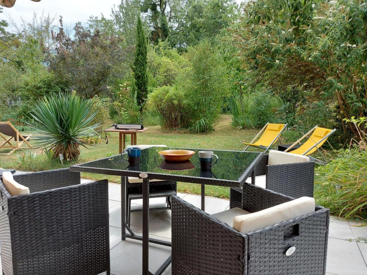 Centre St Jorioz : Charmant Et Spacieux Studio Avec Terrasse Et Jardin Privatif Saint-Jorioz Ngoại thất bức ảnh